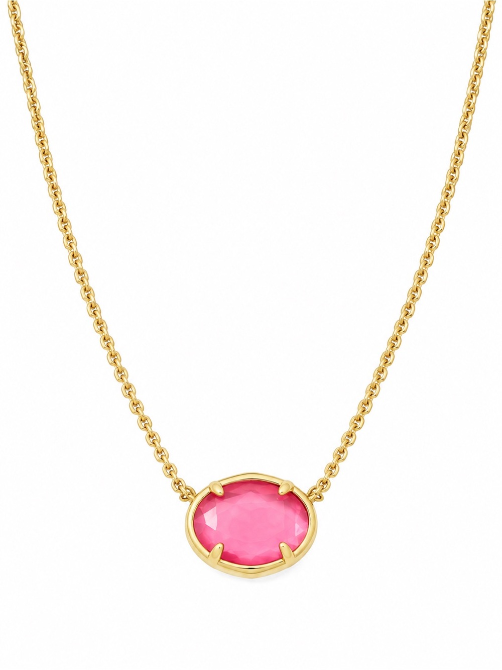 Kendra Scott Henley Pendant Necklace Gold/Pink
